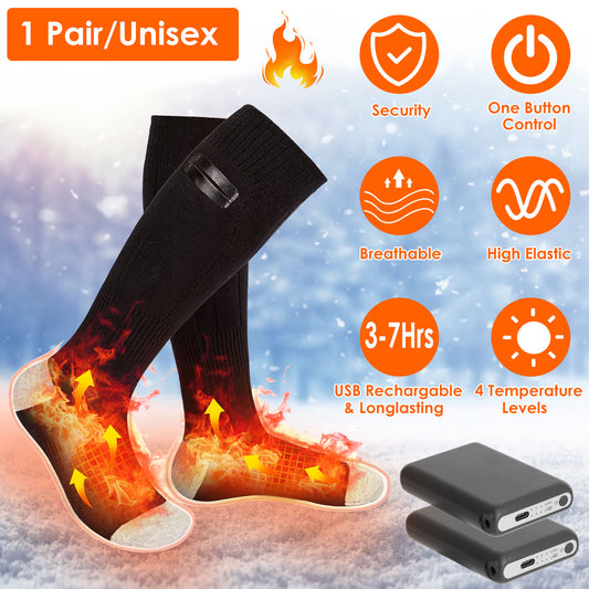 ArcticPro™ Ultra-Comfort Heated Socks: The Cure for Frozen Toes