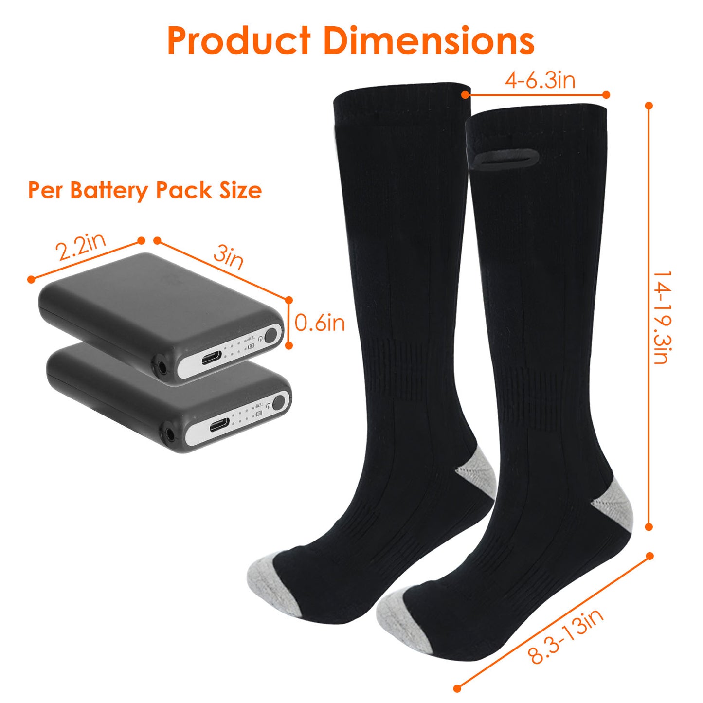 ArcticPro™ Ultra-Comfort Heated Socks: The Cure for Frozen Toes
